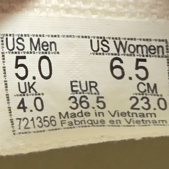 VANS Off the Walls Classic Slip-On Blue Butterfly Checkerboard - Picture 9 of 10